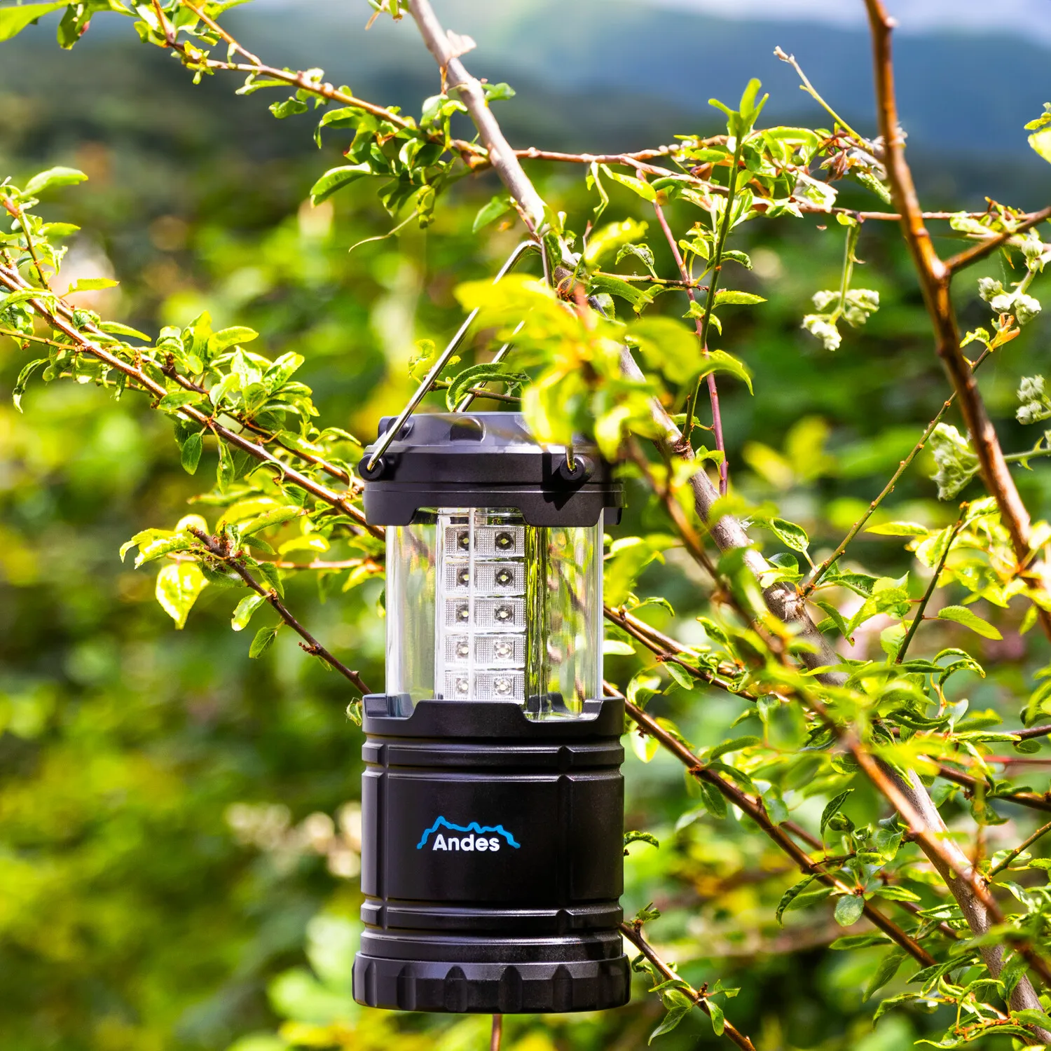 2 x Andes LED Collapsible Light